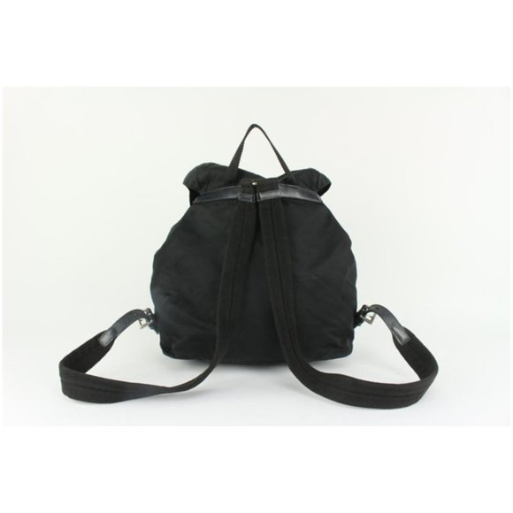 Prada Black Nylon Tessuto Twin Pocket Backpack - Picture 7 of 11